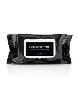 Cleansing & Soothing Wipes Standard Size 50 count - Bodyography Professional Cosmetics